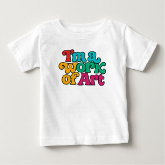 T-shirt Pour Bébé Je suis une œuvre d'art