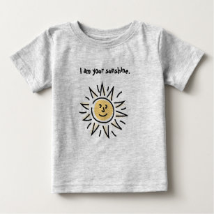 T-shirt Pour Bébé Je suis votre soleil
