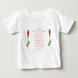 T-shirt Pour Bébé Je t'aime