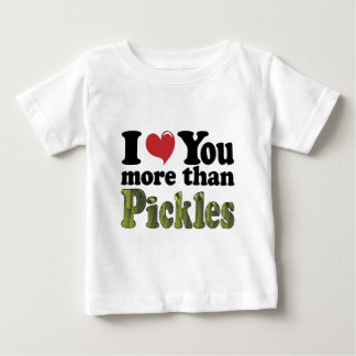 T-shirt Pour Bébé Je T'Aime Plus Que Des Pochettes