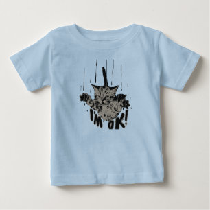 T-shirt Pour Bébé Je vais bien-chat qui tombe