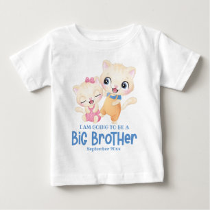 T-shirt Pour Bébé Je Vais Être Un Big Brother Baby Faire-part