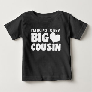 T-shirt Pour Bébé Je vais être un grand cousin