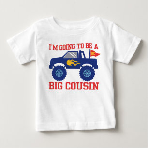T-shirt Pour Bébé Je vais être un grand cousin