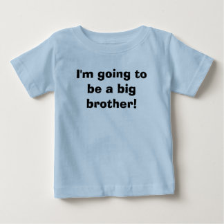 T-shirt Pour Bébé Je vais être un grand frère !