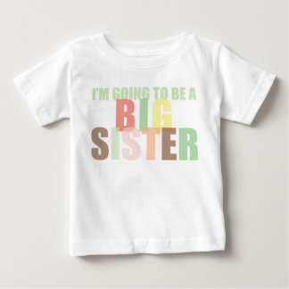 T-shirt Pour Bébé Je vais être une grande soeur