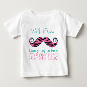 T-shirt Pour Bébé Je vais être une grande soeur