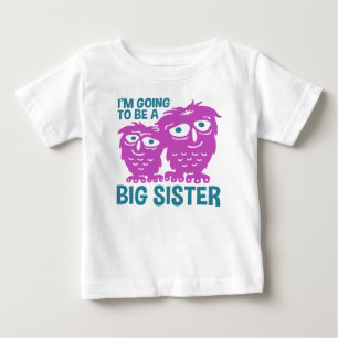 T-shirt Pour Bébé Je vais être une grande soeur