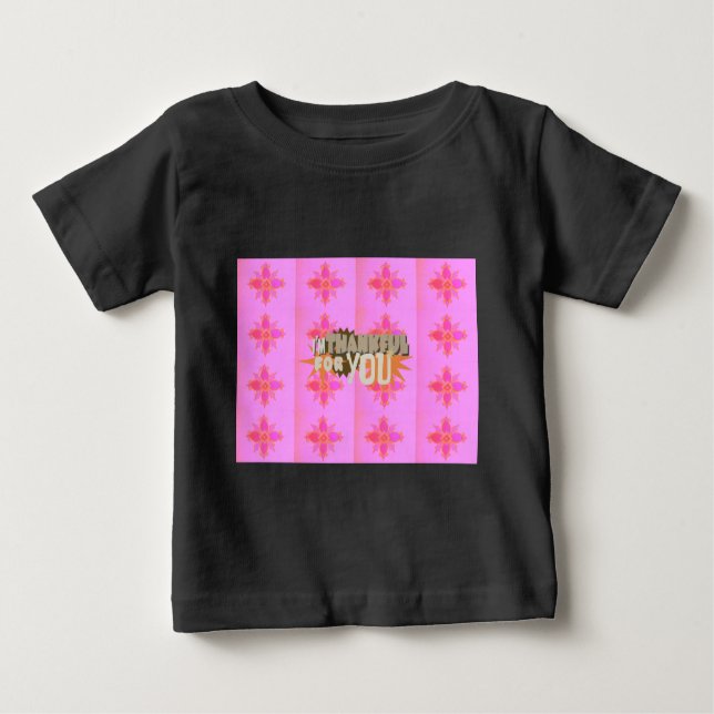 T-shirt Pour Bébé Je vous remercie : Une expression sincère (Devant)