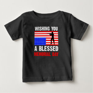T-shirt Pour Bébé Je Vous Souhaite Une Bénie Journée commémorative