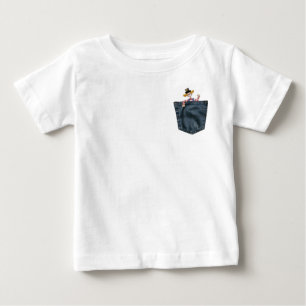 T-shirt Pour Bébé Jean Pocket Peek-a-boo Clown
