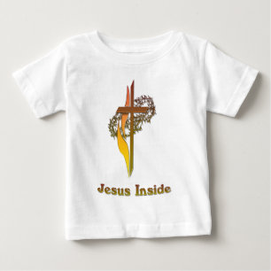 T-shirt Pour Bébé Jésus à l'intérieur