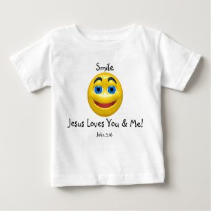 T-shirt Pour Bébé Jésus aime Vous Customisez