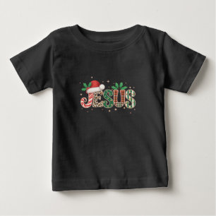 T-shirt Pour Bébé Jésus chrétien Religieux Dire Foi Bible Verse
