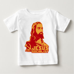 T-shirt Pour Bébé Jésus était socialiste