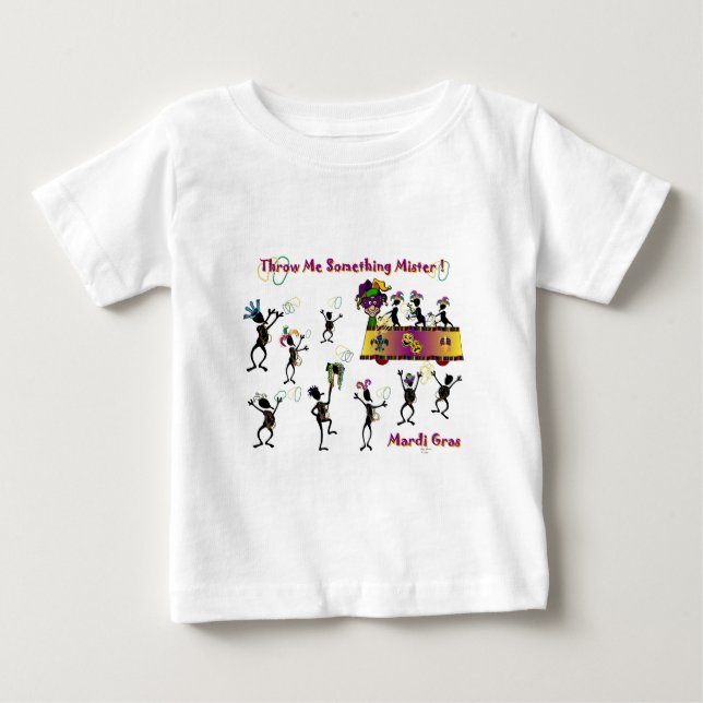 T-shirt Pour Bébé Jetez-moi quelque chose Monsieur ! (Devant)