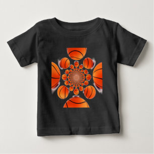 T-shirt Pour Bébé Jeu de basket-ball des champions : Court Vision Ka