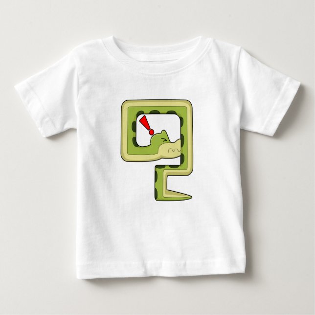 T-shirt Pour Bébé Jeu de serpent (Devant)
