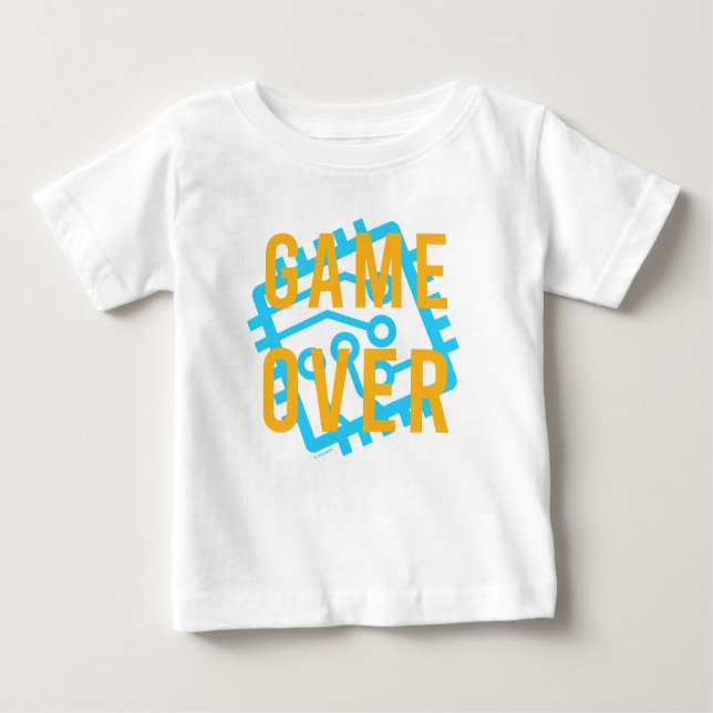 T-shirt Pour Bébé Jeu sur circuit numérique (Devant)