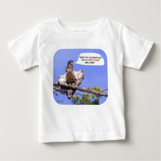 T-shirt Pour Bébé Jeune Eagle chauve fâché
