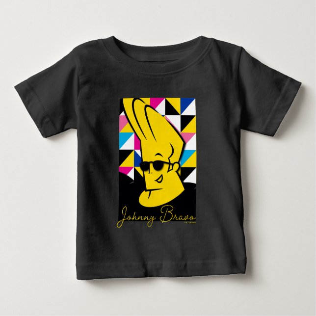 T-shirt Pour Bébé Johnny Bravo Pop Art Graphic (Devant)