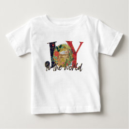 T-shirt Pour Bébé Joie À La Nativité Mondiale 