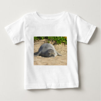 T-shirt Pour Bébé Joint hawaïen somnolent de moine