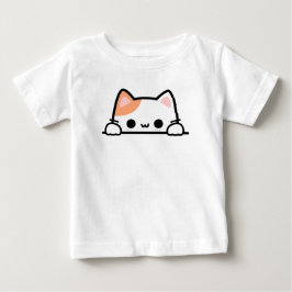 T-shirt Pour Bébé Joli chat orange