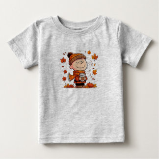 T-shirt Pour Bébé ​ Joli Citrouille Linus Fall Toddler & Baby T-Shir
