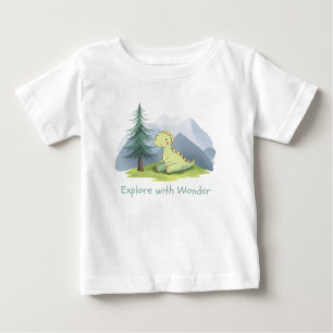 T-shirt Pour Bébé Joli Dino "Explorez la Merveille" tout-petit