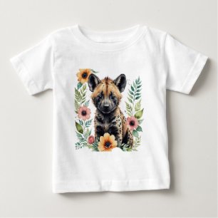 T-shirt Pour Bébé Joli lycaon d'Afrique, chien sauvage d'Afrique