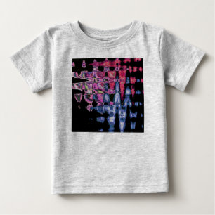 T-shirt Pour Bébé Joli motif de couleurs d'eau mignonne