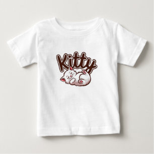T-shirt Pour Bébé Joli petit chat