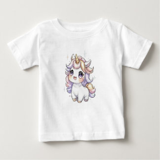 T-shirt Pour Bébé Joli Petit Licorne