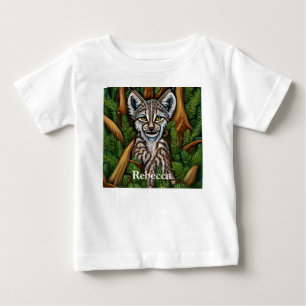 T-shirt Pour Bébé Joli Petit Lynx Kitten adorable