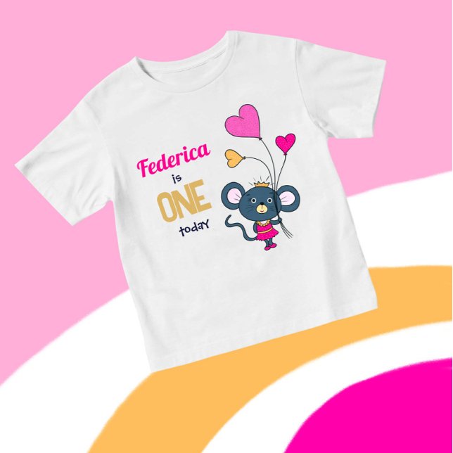 T-shirt Pour Bébé Joli petit souris (Créateur téléchargé)