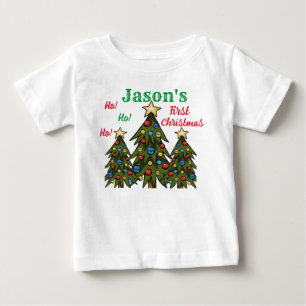 T-shirt Pour Bébé Joli sapin de Noël