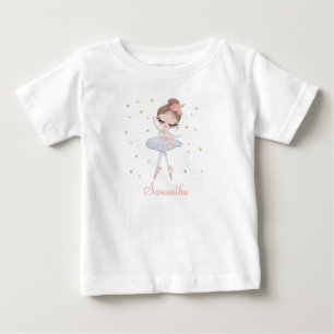 T-shirt Pour Bébé Jolie Ballerine à Tutu Fille d'Anniversaire Person