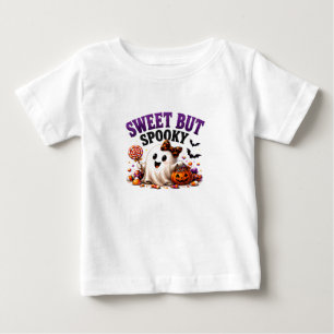 T-shirt Pour Bébé 👻 Jolie citation effrayante de bonbons d'Hallowee