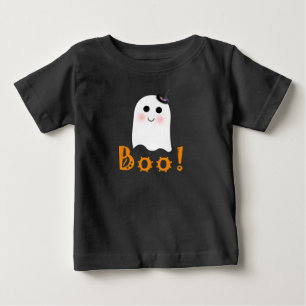 T-shirt Pour Bébé Jolie Fantôme Boo Halloween Baby Shirt