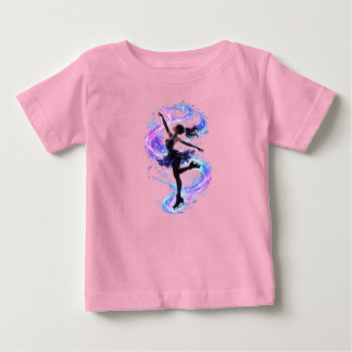 T-shirt Pour Bébé Jolie fille de patinage
