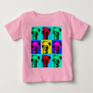 T-shirt Pour Bébé Jolie petite art d'ours panda