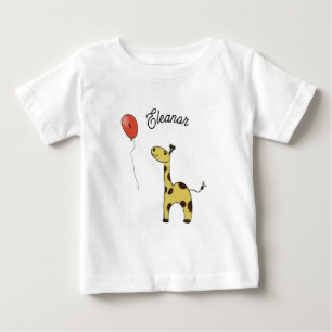 T-shirt Pour Bébé Jolie petite girafe