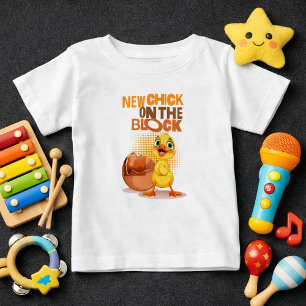 T-shirt Pour Bébé Jolie petite nouvelle dans le quartier