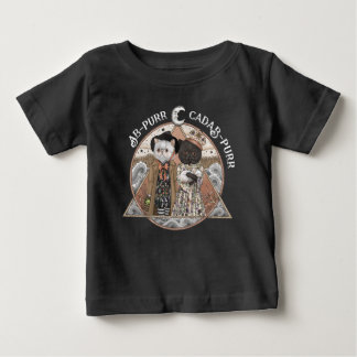 T-shirt Pour Bébé Jolie sorcière de chat noir Costume d'Halloween