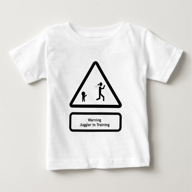 T-shirt Pour Bébé jongleur de bébé (Devant)