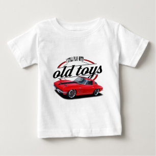 T-shirt Pour Bébé Joue toujours de corvettes