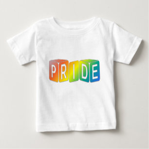 T-shirt Pour Bébé Jouer des cubes Rainbow design Pride