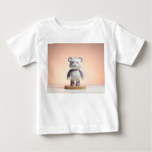 T-shirt Pour Bébé Jouet en vinyle Designer Panda Finition Porcelaine