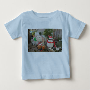 T-shirt Pour Bébé jouets de vacances en plein air pingouin, ours pol